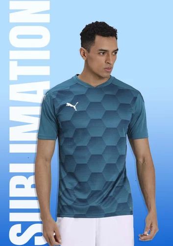 Nylon Sublimation T Shirt, Round Collar