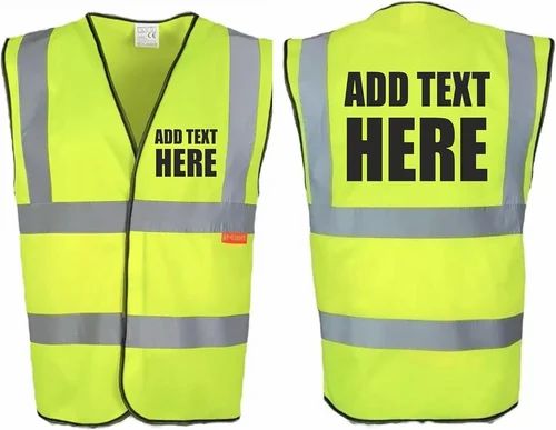 Reflective Safety Vest, For Construction