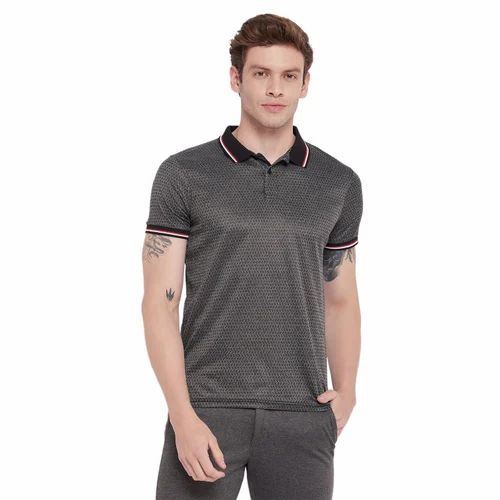 Hang N Hold Black Sports T-Shirt, GSM: 200 GSM