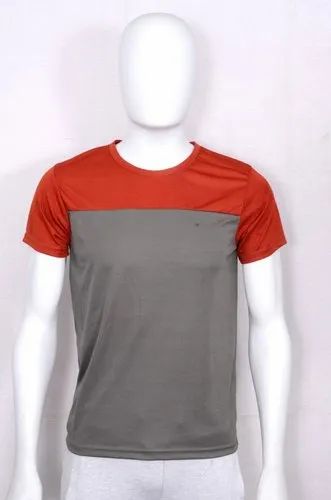 Cotton Printed Mens Casual Wear T Shirt, Round Neck