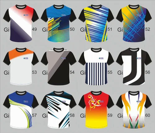 Polyester Sublimation T Shirt, Round Collar