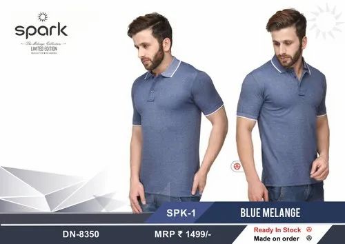 Cotton Plain Premium Bio Washed Polo T Shirt