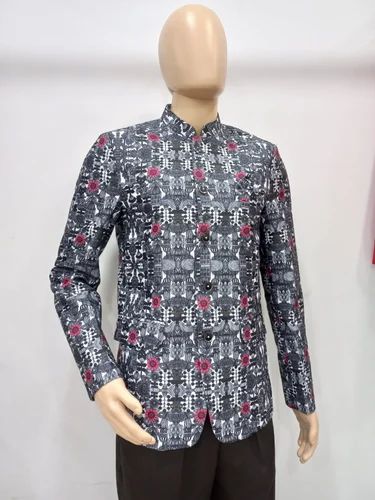 Black Printed Jodhpuri