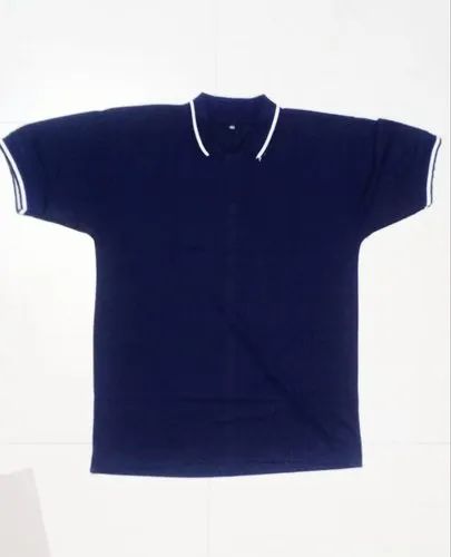 Blue Men Sports T Shirt, Size: Large
