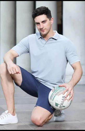 Collar (Polo) Men Sports T Shirt, Polyester
