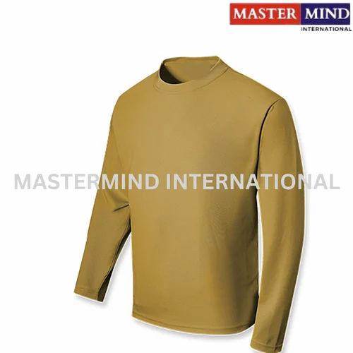 Round Mens Full Sleeve Cotton T Shirt