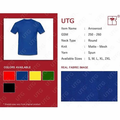 Polyester Plain T Shirt