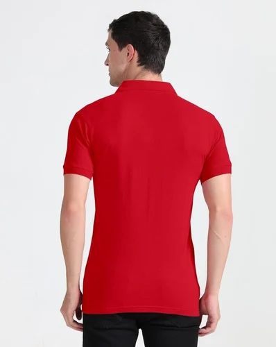 Cotton Plain Men Green T Shirt, Round Neck