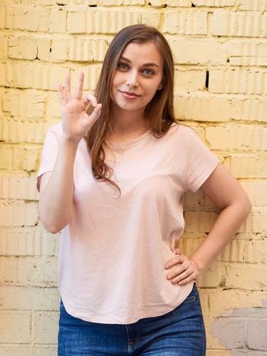 Ladies Round Neck T Shirt