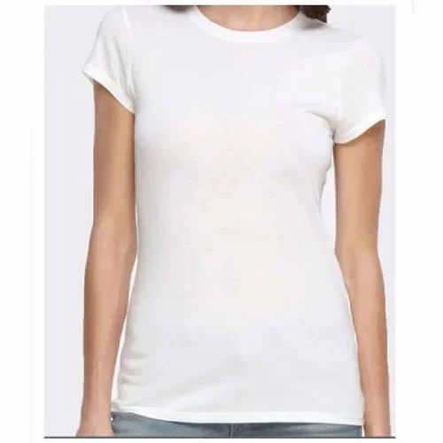 Polycotton Women Sublimation T Shirts