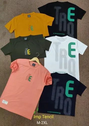 D Code T Shirts, Round Neck, GSM (Fabric Weight): 200 GSM