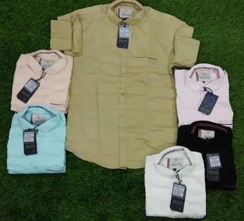 Many Casual Mens Plain Shirt