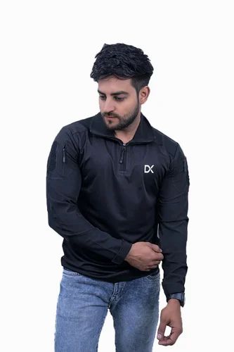 Polyester Printed Full tectical with DX logo, Polo Neck