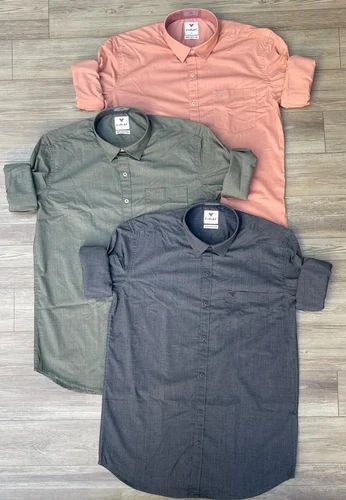 40s melange lycra shirts, Soild