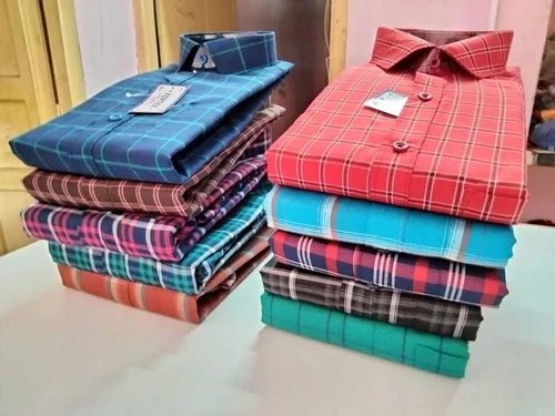 Men Check Shirt