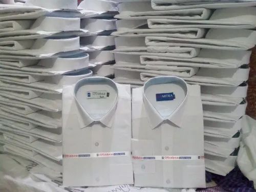 Men's White Shirts, Full Or Long Sleeves, Cotton