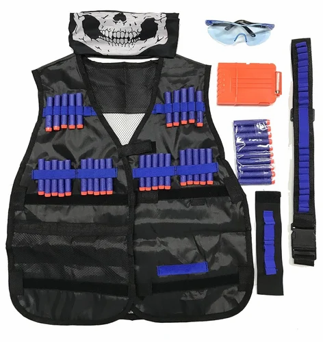 Tactical Vest Kit Compatible With Nerf Guns NStrike Elite Series Protective Glasses B07XSGJWL6