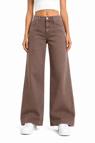 Denim Ladies Brown Jeans