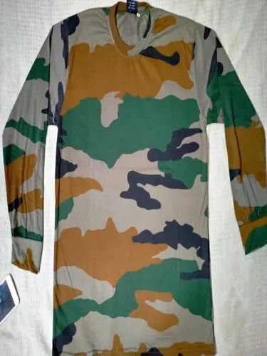 Unisex Army Cotton T Shirt, Camouflage