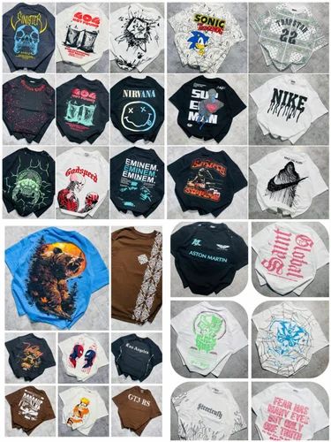 Hot Selling Collection Korean Tshirt 3D Puff Print