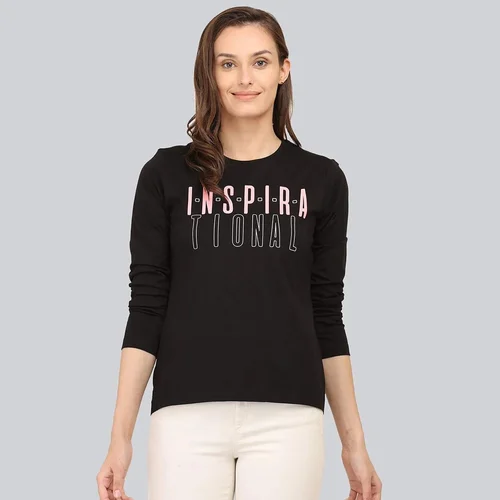 Casual Wear Ladies Full Sleeve T Shirt