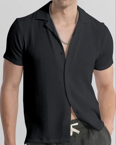 Shirts Plain Mens Shirt, Half Sleeves