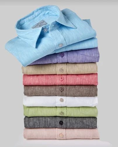 Linen Shirt, Sleeve Type: Full sleeves
