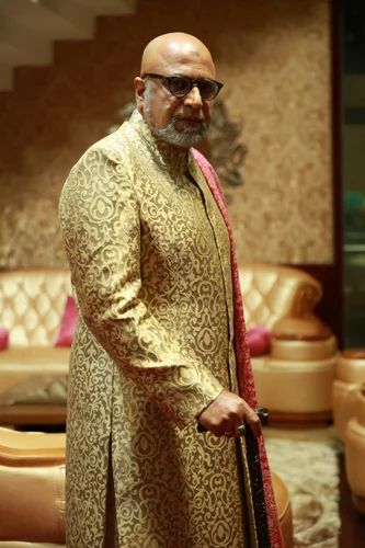 PURE SILK GUDHA SHERWANI