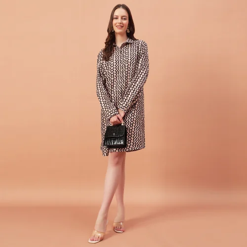 Printed Ladies Long Shirt