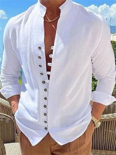 Designer Linen Men Shirts, Sleeve Type: Full sleeves