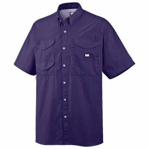 Cotton Plain Men Half Sleeves Shirt, Casual Wear