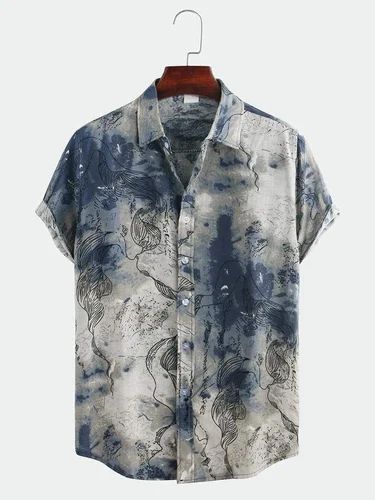 Printed Rayon fancy Shirt