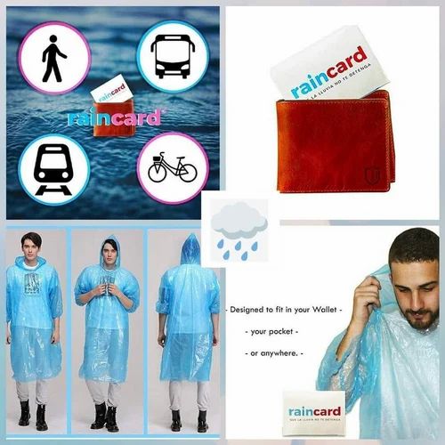Free Size Disposable Rain Card