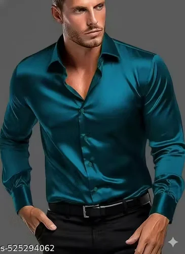 MENS SATTIN SILK SHIRTS