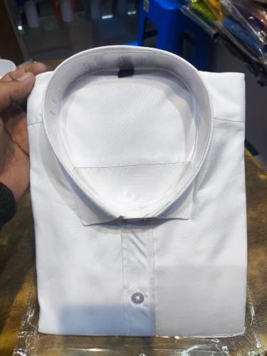 White Shirt, Full Sleeves, Plain