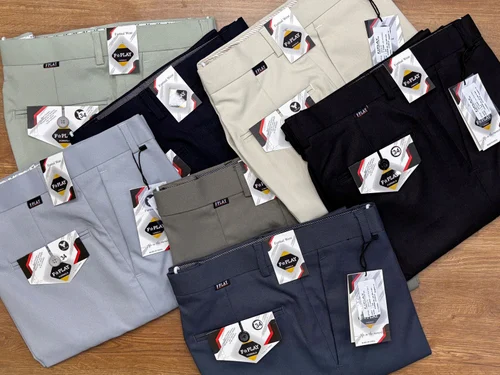 Nylon F Play Formal Pant Ankel Fit
