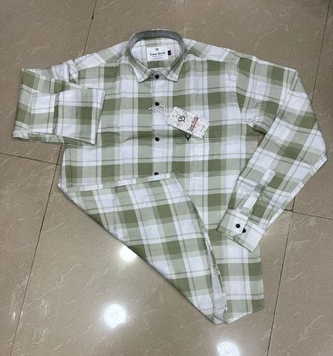 Men Woven Shirt, Cotton