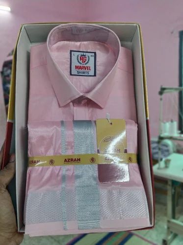 Party Men's Art Silk Matching Vesti Shirt
