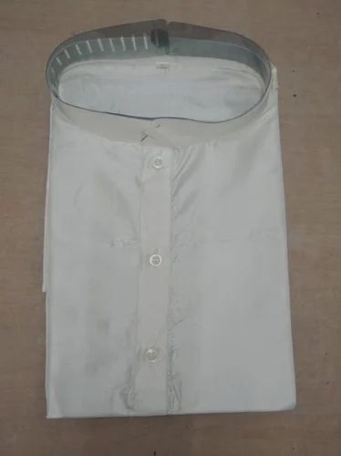 Large Plain Silk Mens Shirts