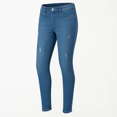 Regular And Party Blue Women Slim Fit Jeans, Size: 26 To 42