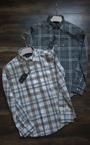 Men's Casual Plaid Flannel Shirt
