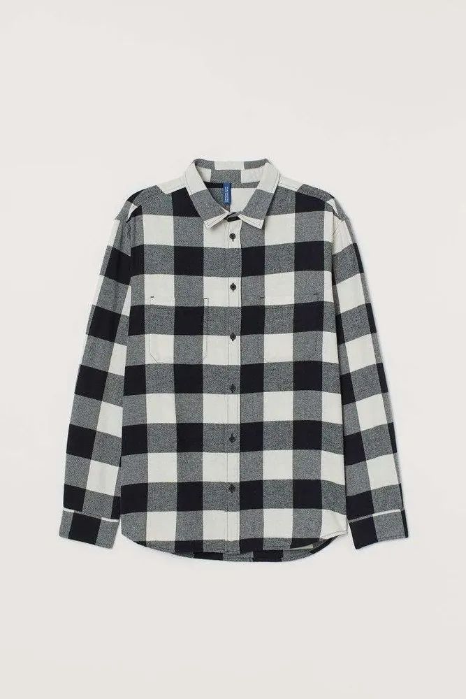 Woven Flannel Shirts Winter