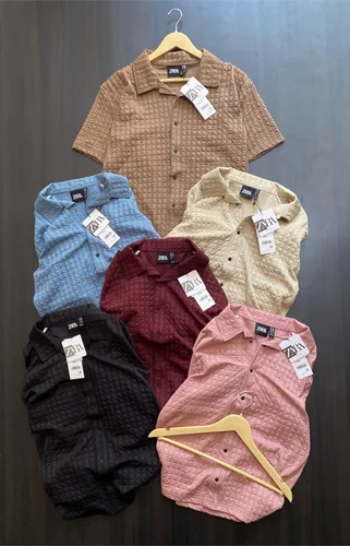 Mens Flannel Quilted Shirt, Cotton