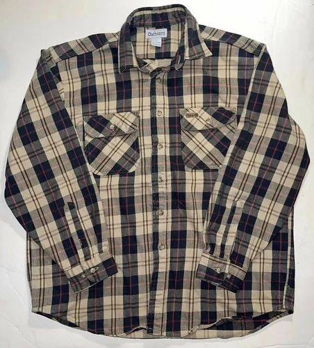 Mens Cotton Flannel Check Shirts