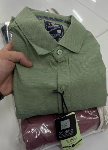Plain Fabric shirts, Full Sleeves, Casual Wear