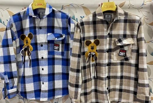 Check Cotton Woven Casual Shirt