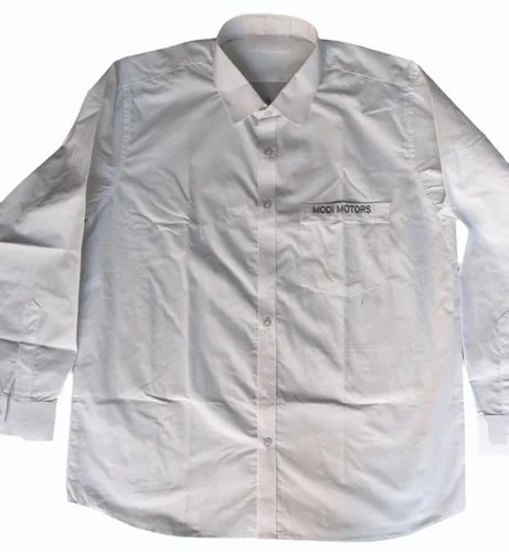 Corporate Men White Shirt, Regular Fit