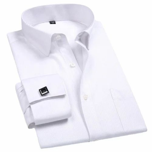 Mens White Formal Shirt