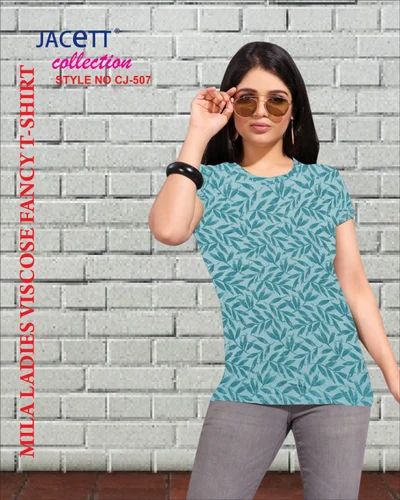 CALVI BRAND 5 COLOUR COMBINATIO Womens Graphic T Shirt