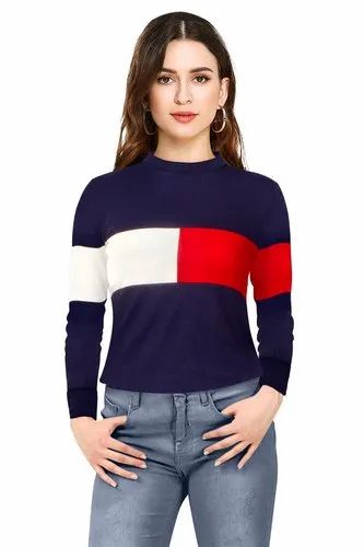 Formal Ladies Full Sleeve T Shirt
